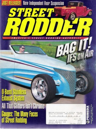 STREET RODDER 1998 AUG - ANTIROLL BAR SCIENCE, FOAM FILLED EXHAUST PIPES